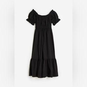 H&M Off-The-Shoulder Cotton Dress